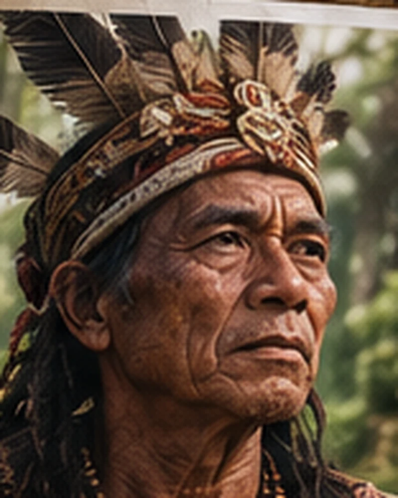 Tetua adat dari Kalimantan